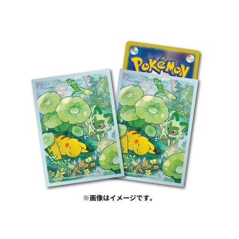 Pokemon Card Game TCG Deck Sleeves Pikachu & Sprigattito