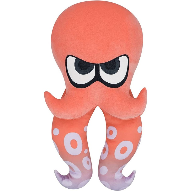 San-ei Plush Toy Splatoon 3 M Octopus Red