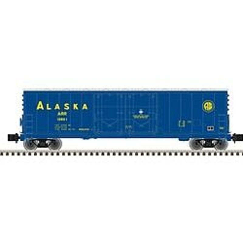 Z 53′ Boxcar Alaska  #10806 Blue/Yellow