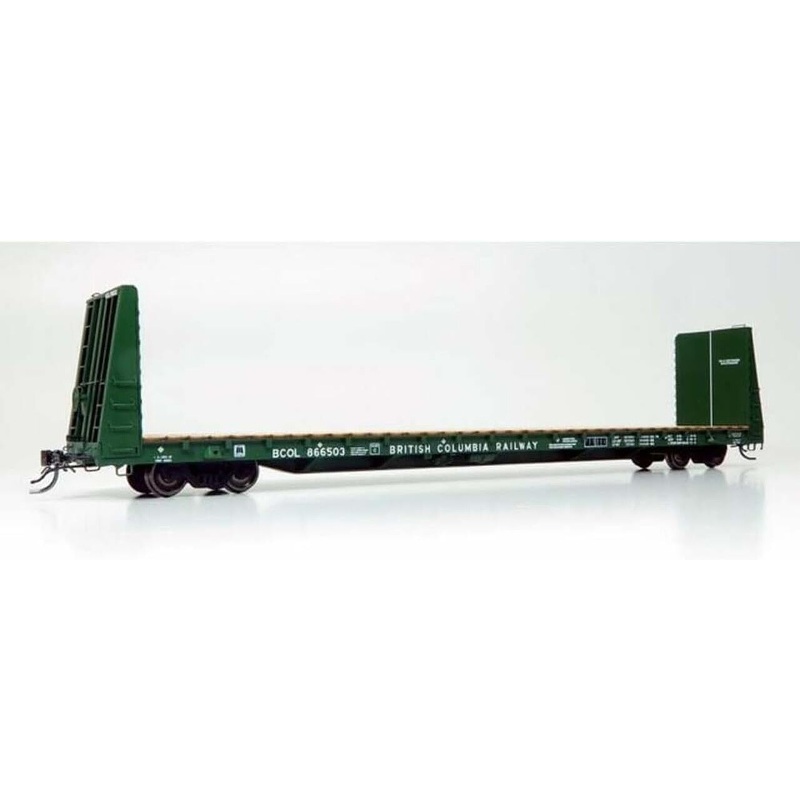 62′ Bulkhead Flatcar British Columbia Railway (6)