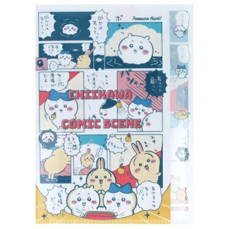 Die-Cut Clear File 5P Chiikawa Treasure