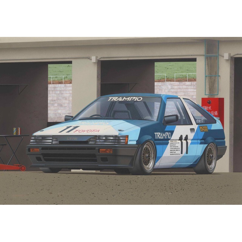 Fujimi 1/24 Inch Up ID-332: Trampio AE86 Levin ’85 Plastic Model