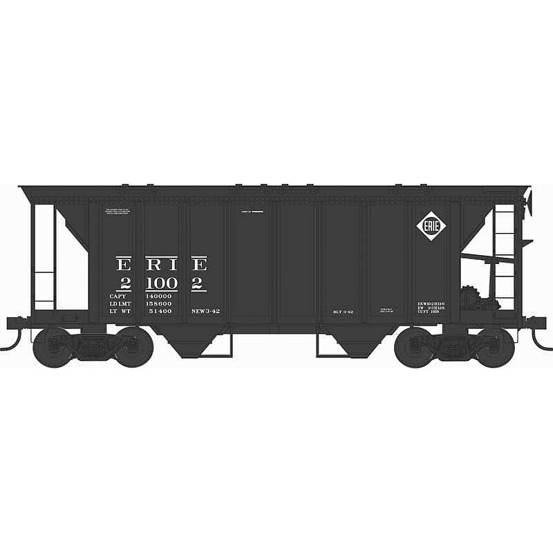 H34 70 Ton Covered Hopper Erie #21025