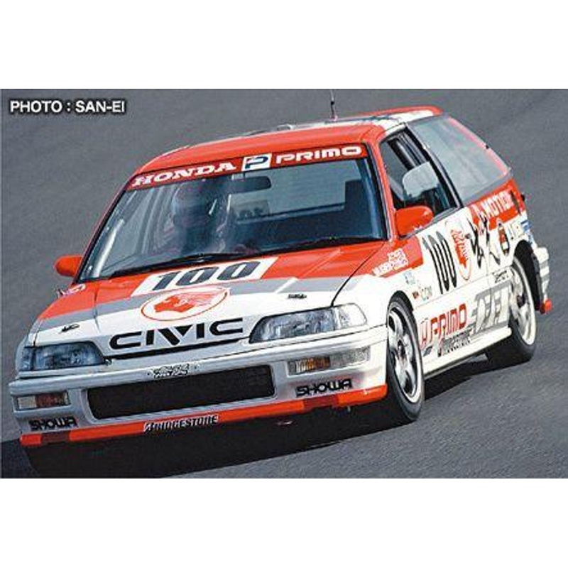Hasegawa 1/24 Idemitsu MOTION Mugen Civic (EF9) 1991 JTC Champion Plastic Model
