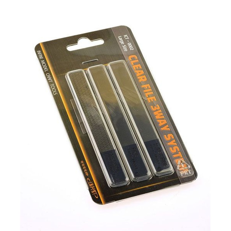 INFINI Model Glass File Set (Large) 3pcs