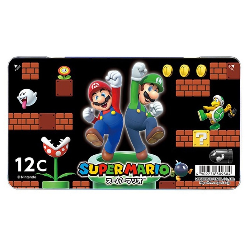 Mitsubishi Pencil Super Mario Colored Pencils 12 Colors 23