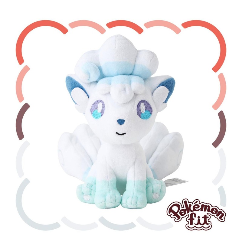 Pokemon Center Original A037 Plush Pokemon Fit Vulpix (Alola Form)
