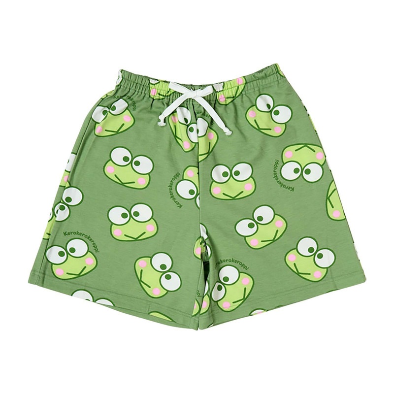 Sanrio KeroKeroKeroppi Half Pants Polyester 65% Cotton 35%