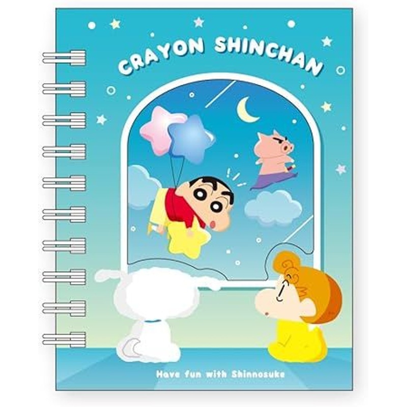 T’s Factory Crayon Shin-chan Mini Ring Notebook with Window Shin-chan from the Window