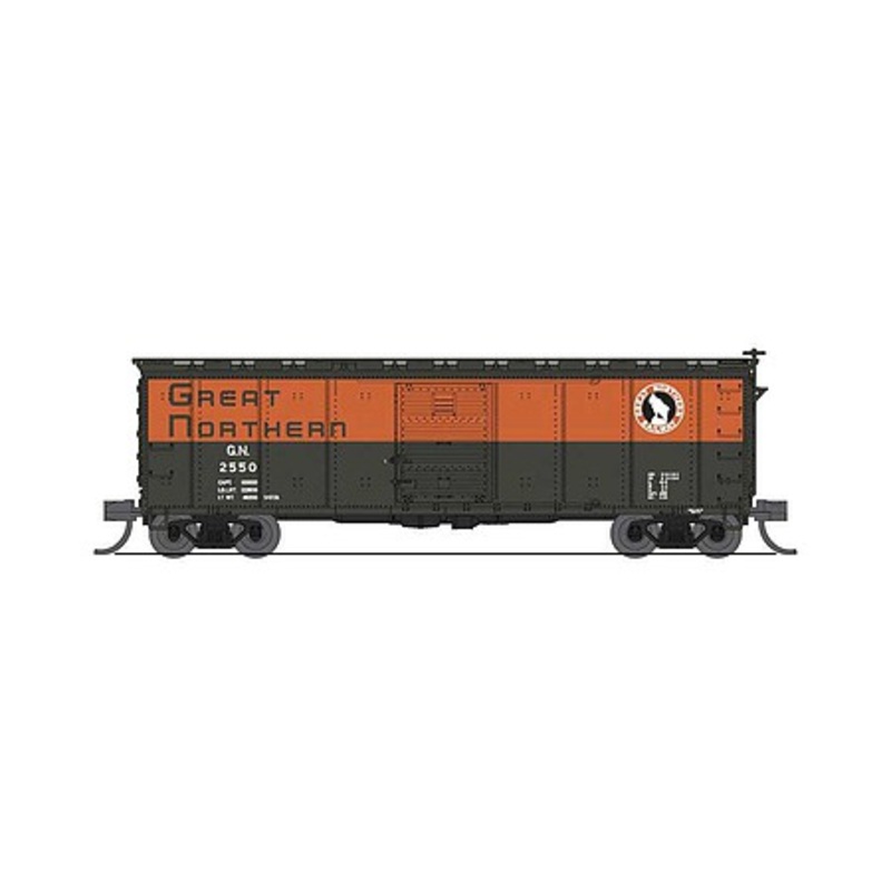 40′ Steel Boxcar 2 pack Great Northern