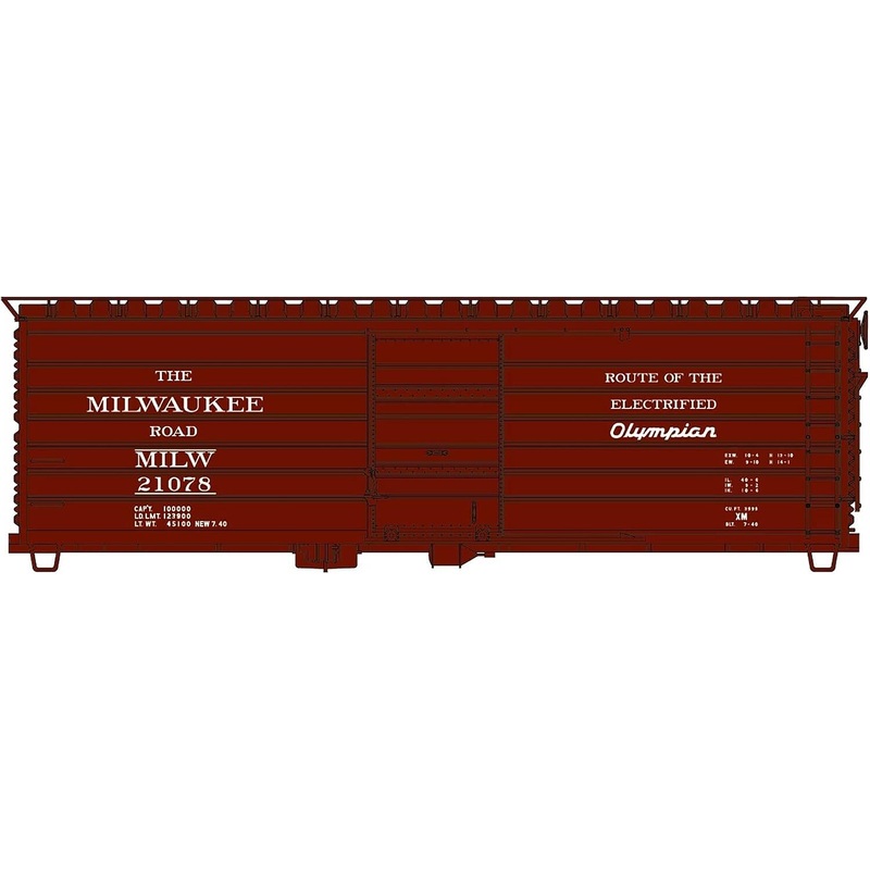 40′ Steel Single Door Rib Side Boxcar Kit Olympian