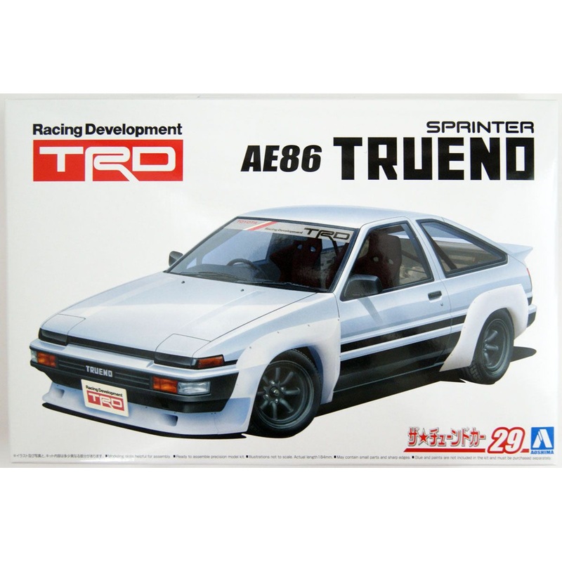 Aoshima The Tuned Car 1/24 TRD AE86 TRUENO N2 VER. ’85 (TOYOTA) Plastic Model