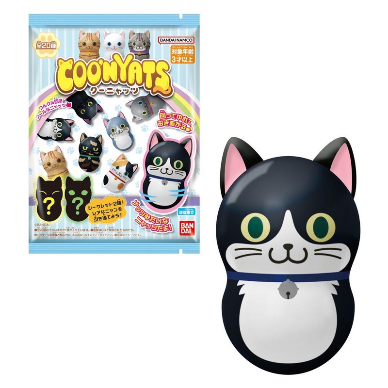 Bandai Candy Coo’nyats Daruma Cat Figure 14pcs Box