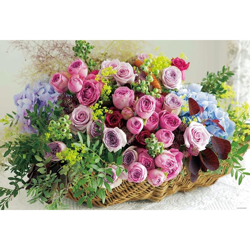 Beverly 61-455 Jigsaw Puzzle Colorful Flower Bouquet (1000 Pieces)