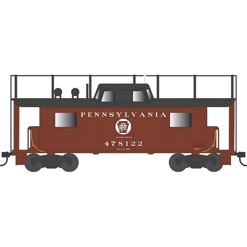 HO N8 Caboose PRR Cir. Key. West. Reg. w/Trainphone #478122