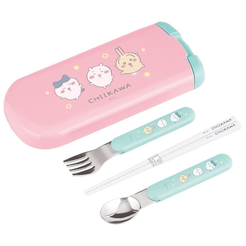 OSK Slide-Cover 3-Piece Cutlery Set Chiikawa