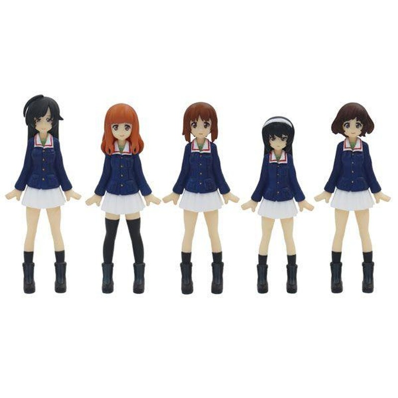 Platz 1/35 Girls und Panzer Movie Version Anglerfish Team Figure Set