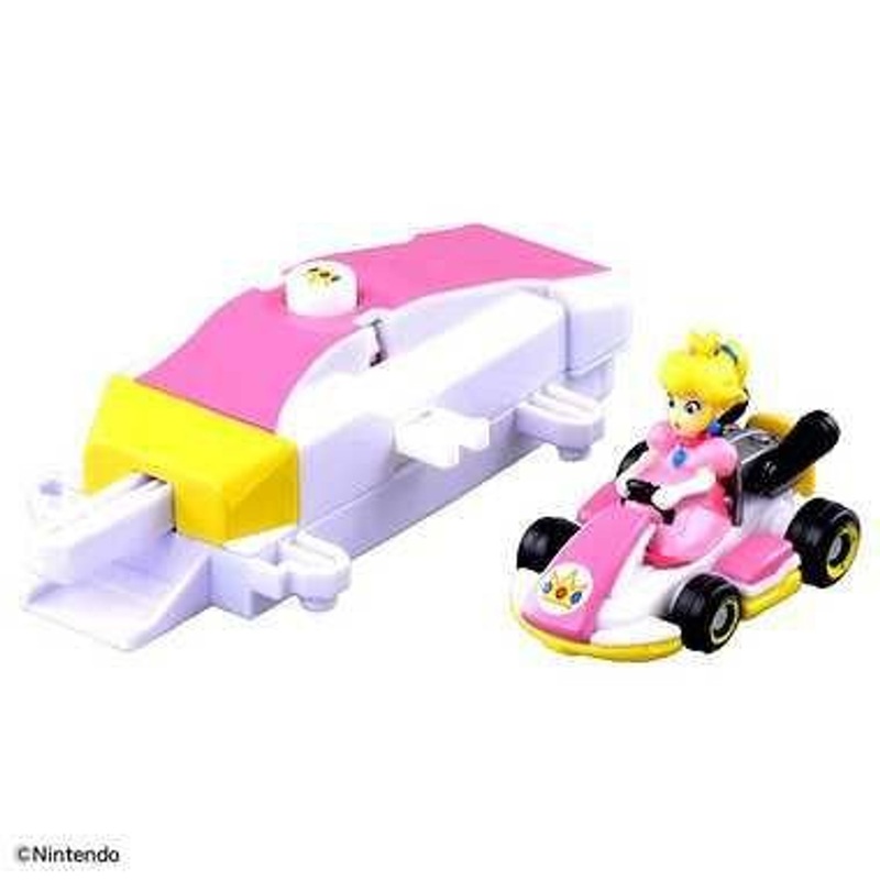 Takara Tomy Drift Tomica Mario Kart Drift Starter Set Peach & Standard Cart