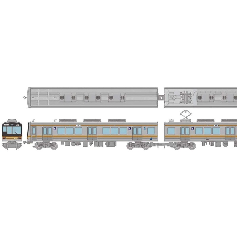Tomytec Osaka Metro Series 66 Un-updated (Sakaisuji Line 12 Configuration) 4 Cars Set (N scale)