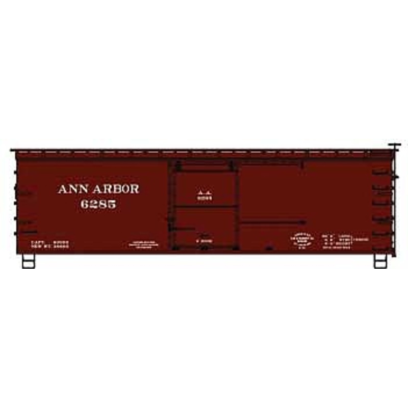 36′ Double Sheathed Wood Boxcar Ann Arbor #6285