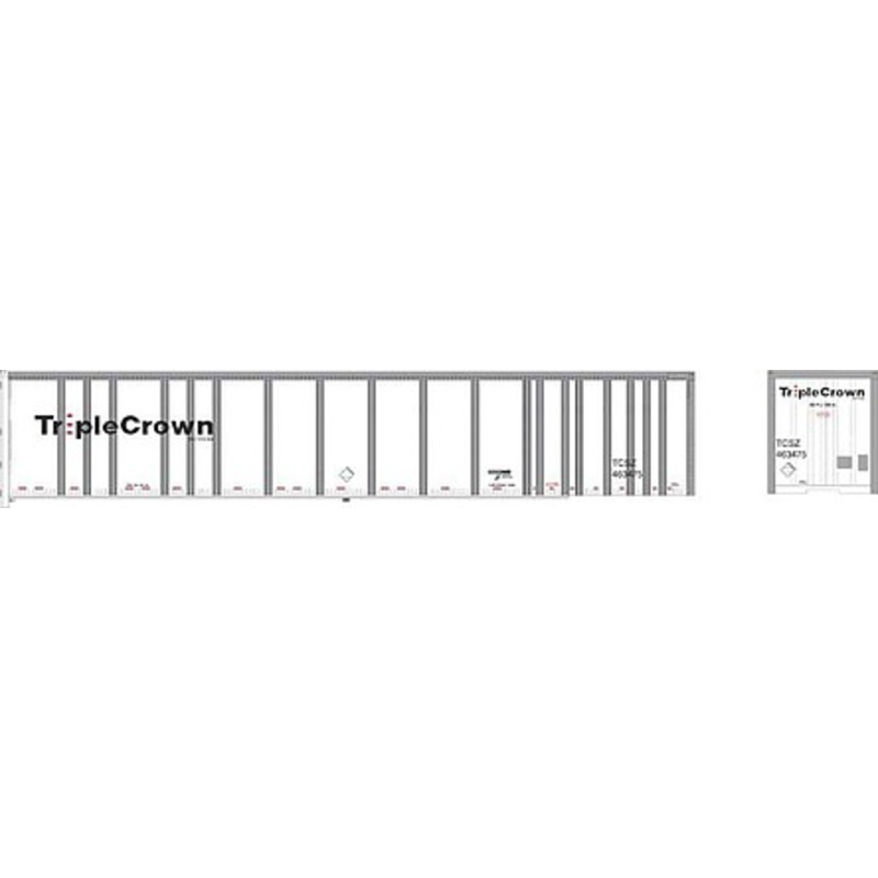 50′ Roadrailer Platewall NS Triple Crown #463506