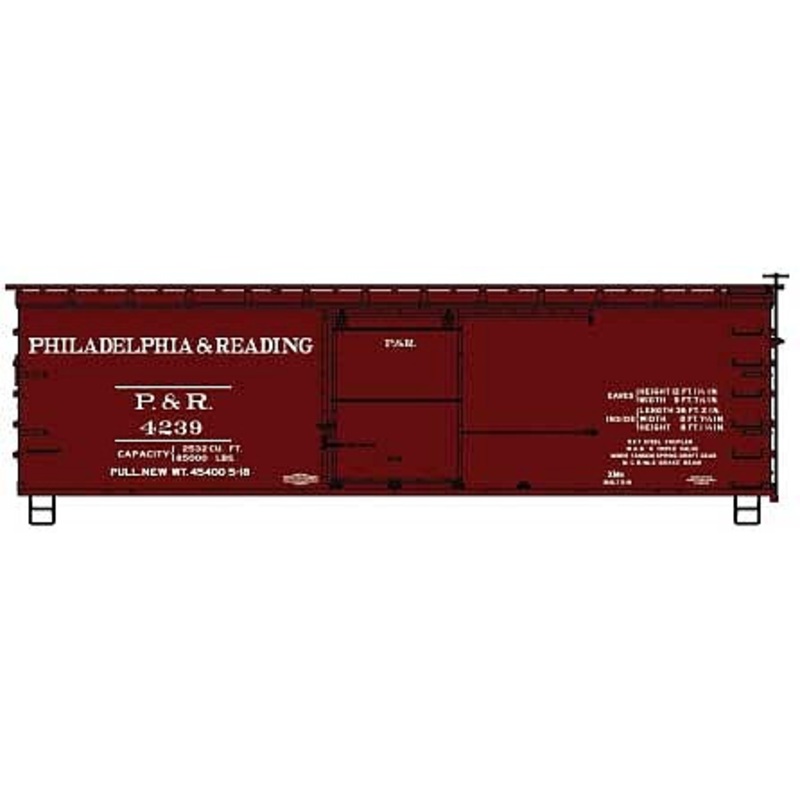 HO 36′ Dbl Sheath Wood Boxcar P&R