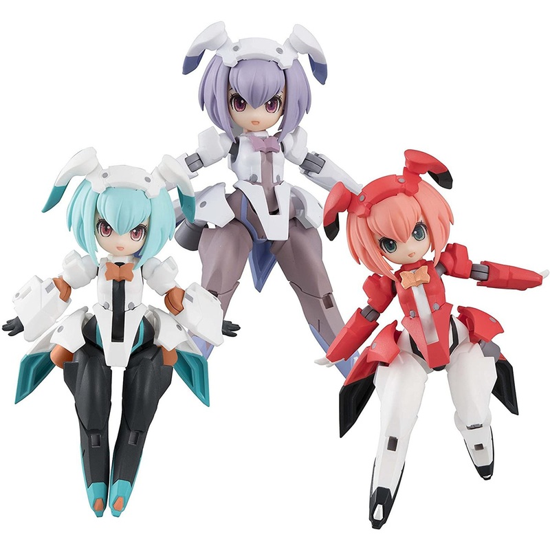 Megahouse Desktop Army – F-606s Flare Nabbit Sisters 3Pack Box