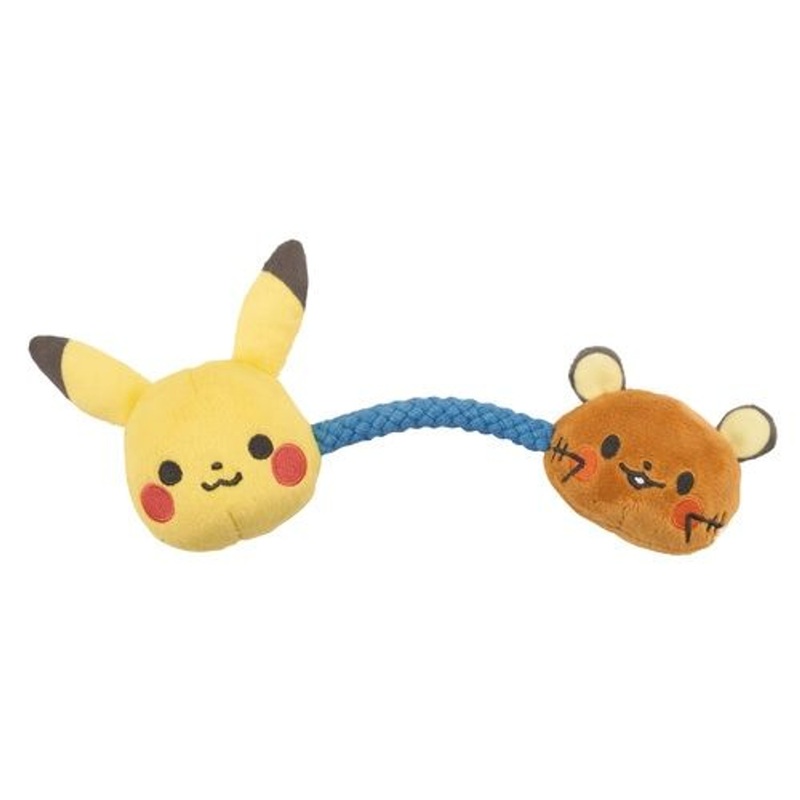 Pokemon Center Monpoke Rattle Pikachu & Dedenne