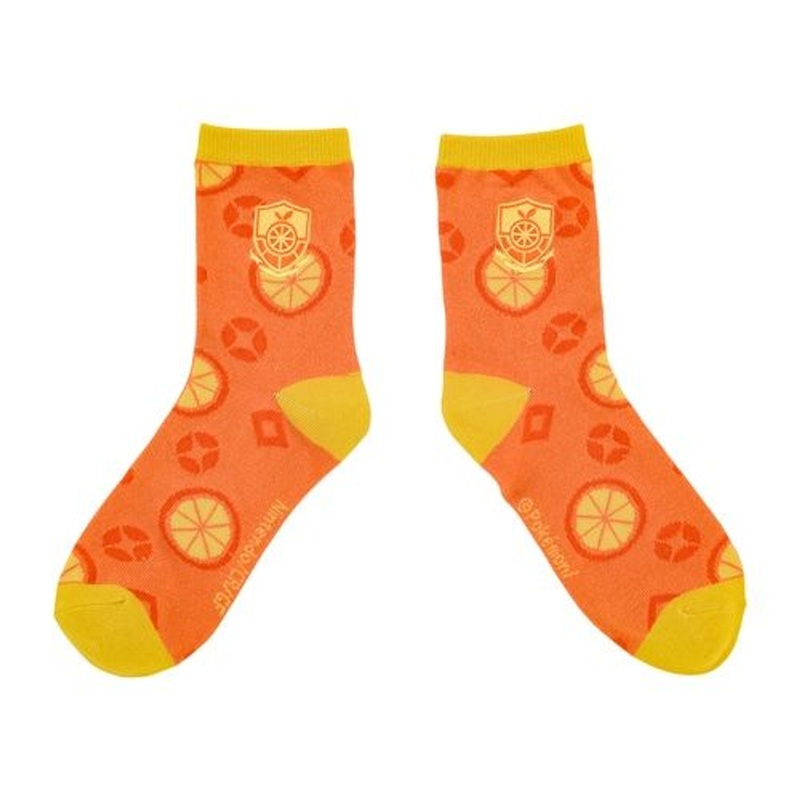 Pokemon Center Original Middle Socks Naranja Academy (25-27cm)