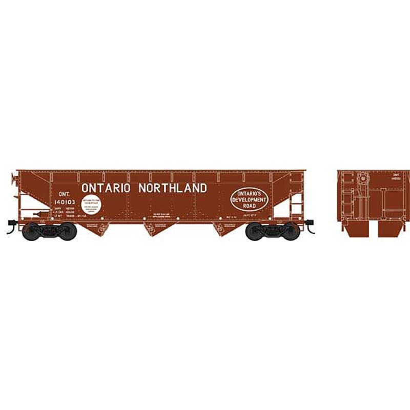 70-Ton Offset Hopper Ontario Northland #140138