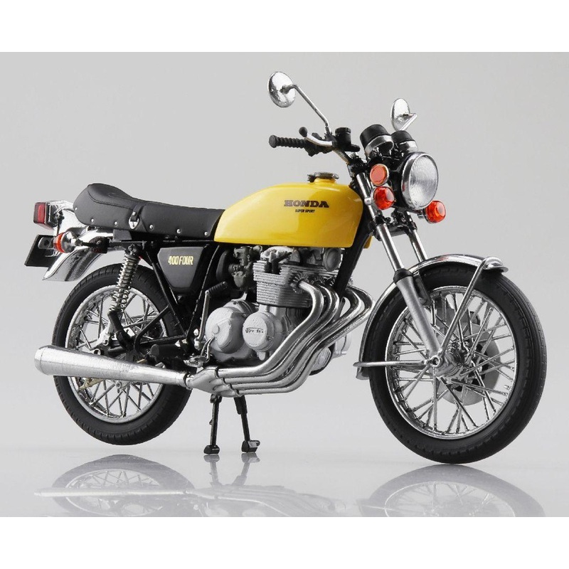 Aoshima SKYNET 1/12 Honda CB400FOUR PARAKEET YELLOW