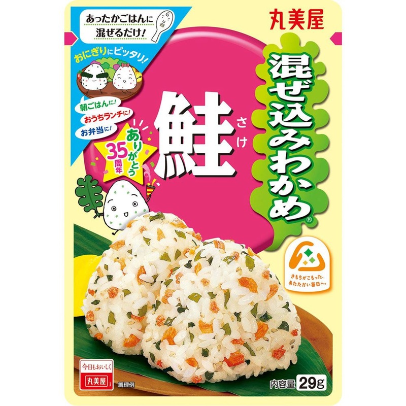 Marumiya Food Industry Mixed Wakame Salmon 29G