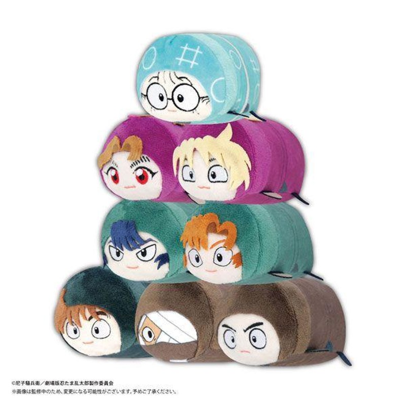 Max Limited Movie Version Nintama Rantaro Dokutake Ninja Team The Strongest Strategist Potekoro Mascot Plush Toy (BOX 8 Pcs.)