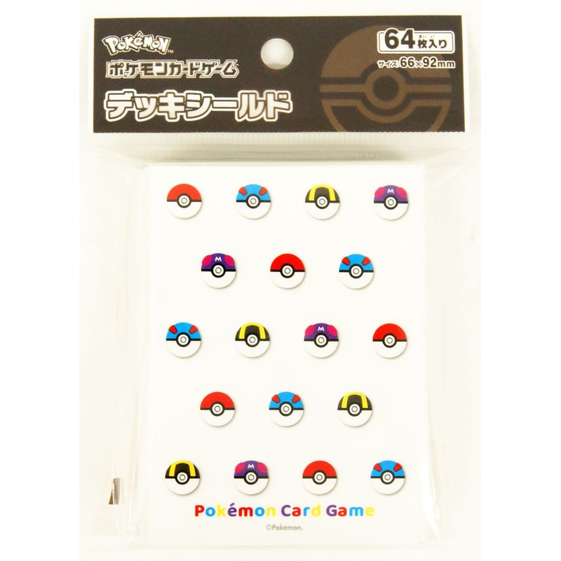 Pokemon Card Game Poke Ball Design Deck Shield