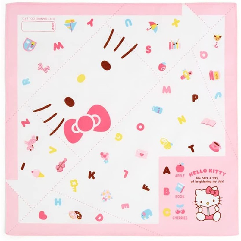 Sanrio Origami Style Handkerchief Hello Kitty