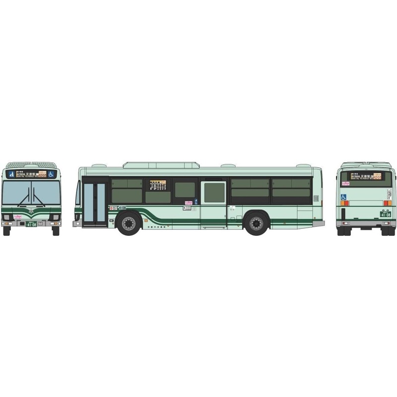 Tomytec My Town Bus Collection MB6-2 Kyoto City Transportation Bureau (N scale)