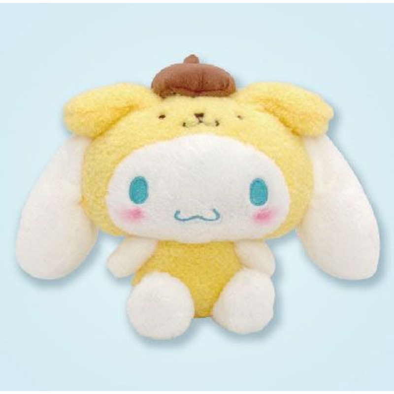 Nakajima Sanrio Cinnamoroll 20th Anniversary Narikiri Plush Doll Pompompurin (S)