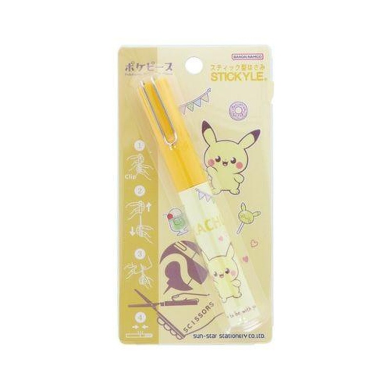 Pokemon Center Stickyle Scissors PokePeace Pikachu