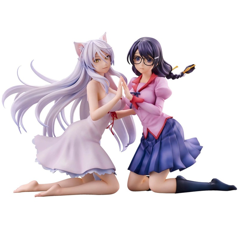 Union Creative Tsubasa Hanekawa 2 Figure Set (Nekomonogatari)