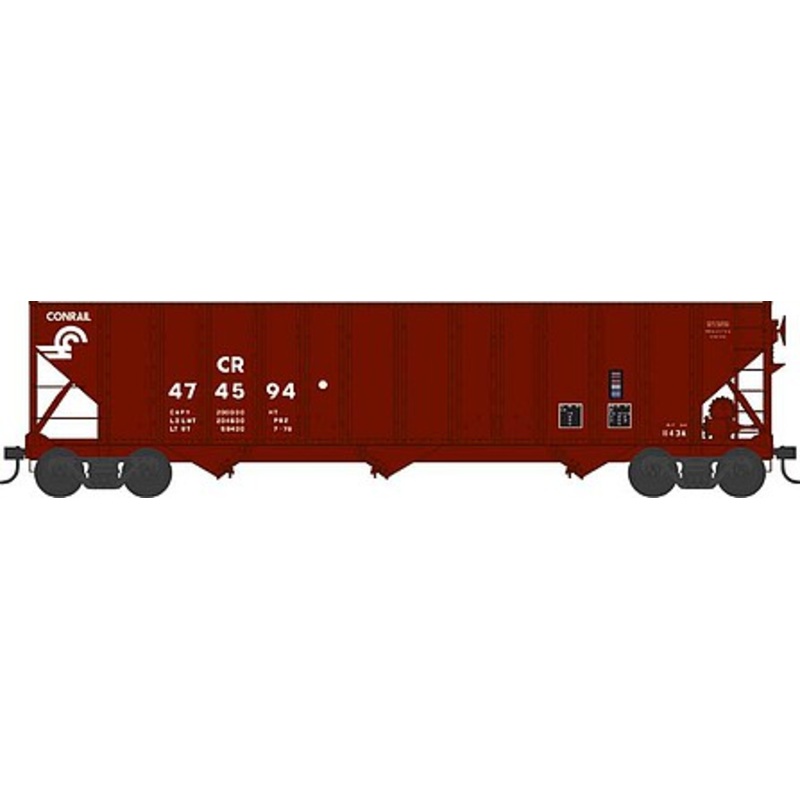 H-43 100 ton 3-Bay Hopper car Conrail #474512