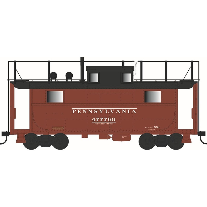 HO N-5B Caboose PRR #477769/North w/Trainphone Blt 8-41 Rpkd