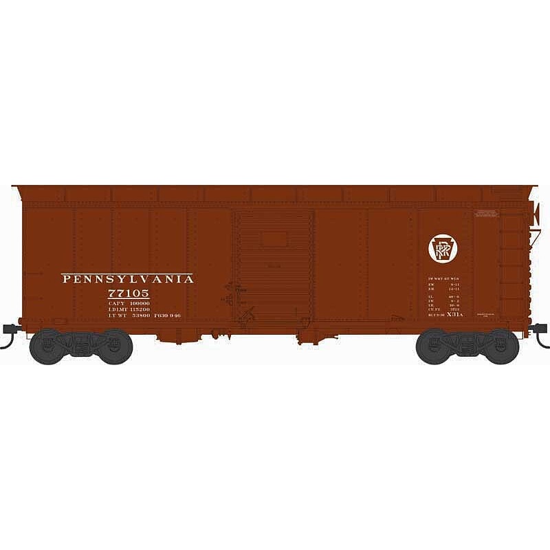 Ho X31 Rd Roof Boxcar PRR 77123