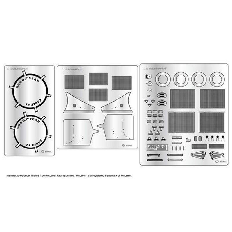 Platz 1/12 Formula Series McLaren MP4/4 1988 World Champion Detail-up Parts
