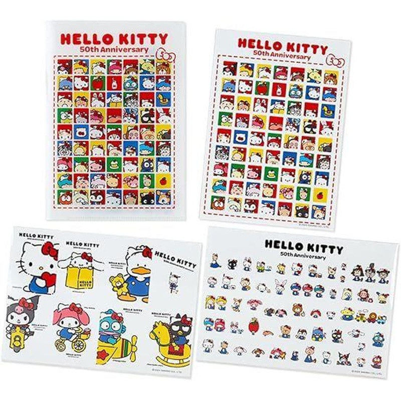 Sanrio A5 File Folder with Sticker Set (Hello Everyone!)