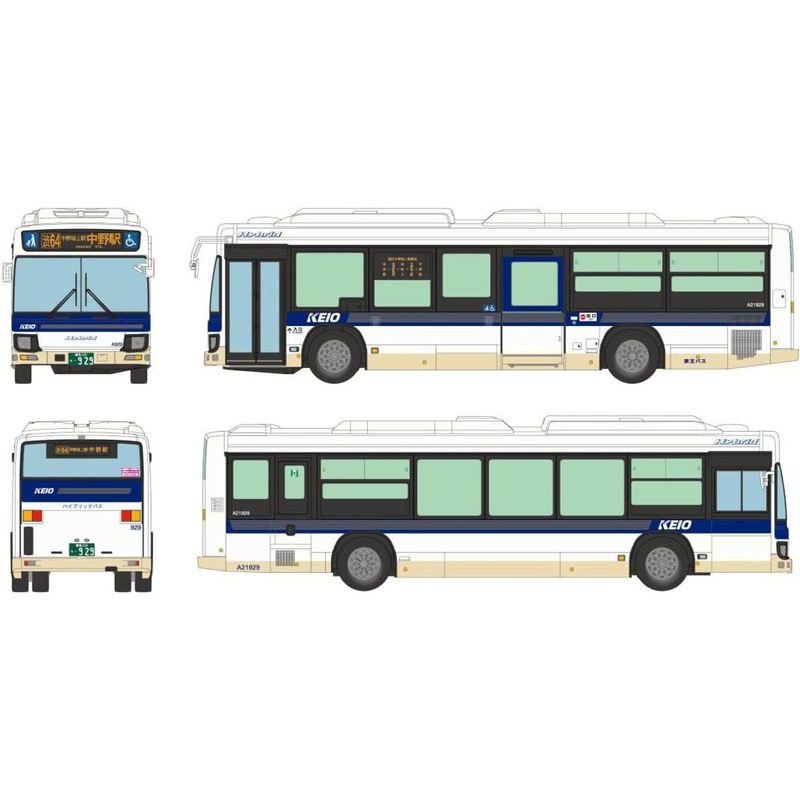 Tomytec Bus Collection JH052 Keio Bus (HO scale)