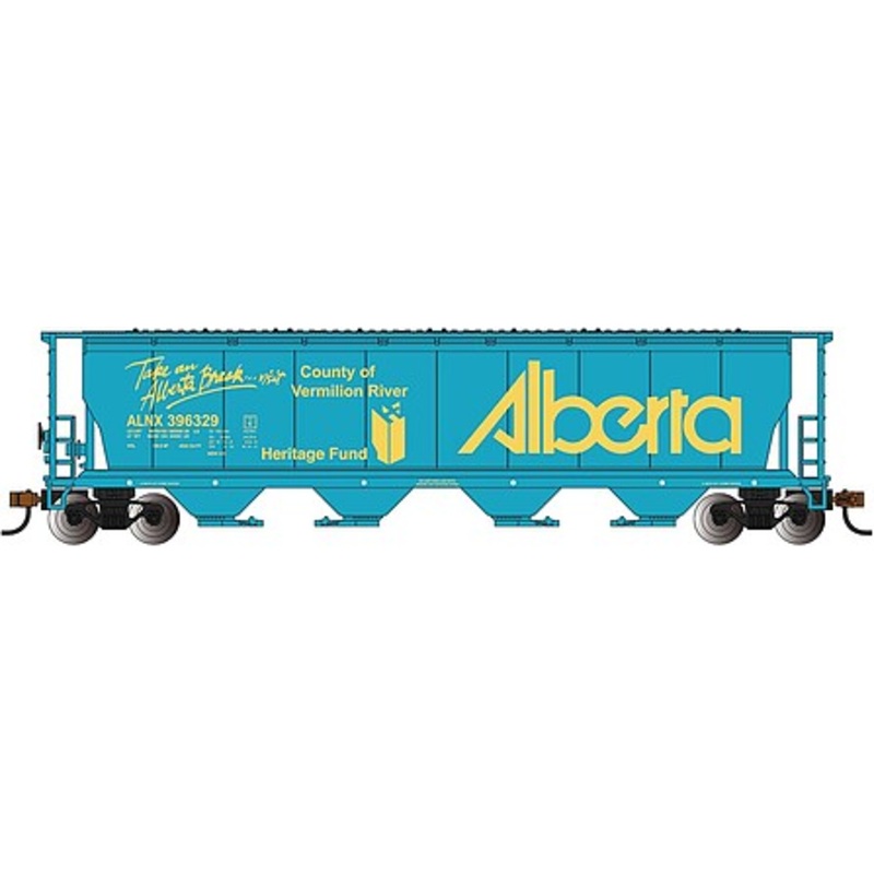 Canadian Cylindrical 4-Bay Grain Hopper Alberta