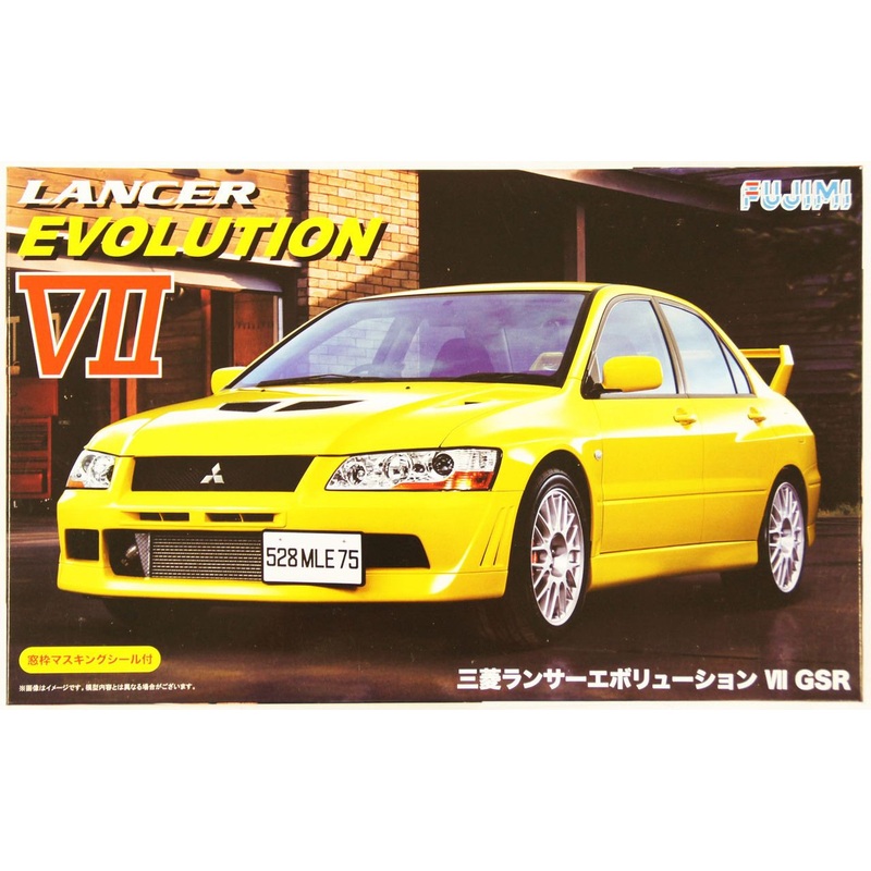 Fujimi Inch Up 1/24 Mitsubishi Lancer Evolution VII GSR Plastic Model