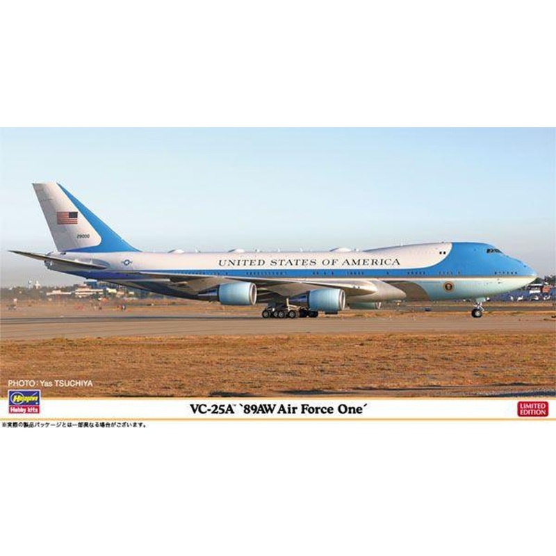 Hasegawa 1/200 VC-25A “89AW Air Force One” Plastic Model