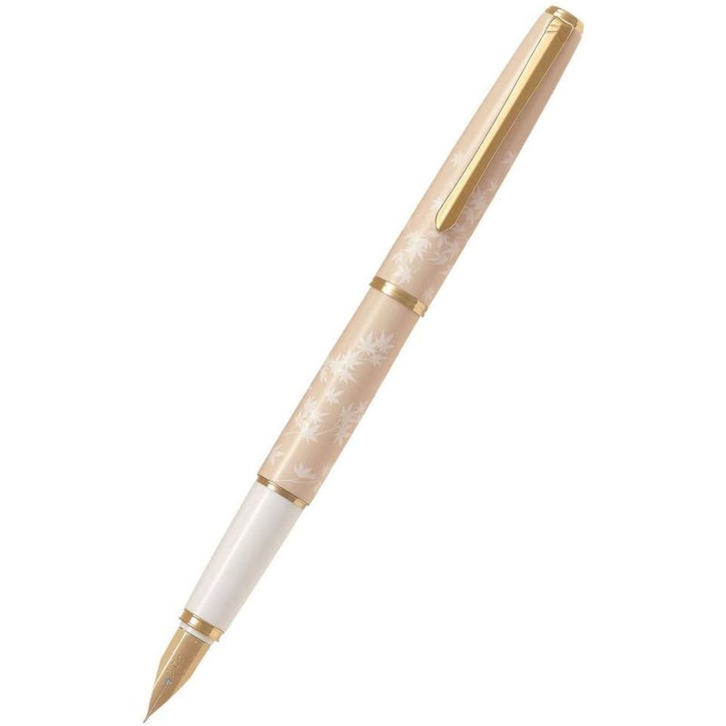 Pilot FD-18SR-MOF Lady White Momiji Fountain Pen (NIB:F Fine)