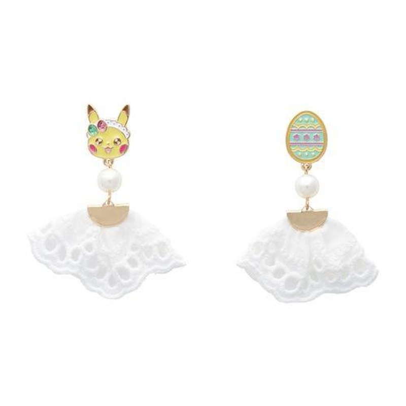 Pokemon Center Original Clip-on Earrings Pikachu (Pokemon Yum Yum Easter)